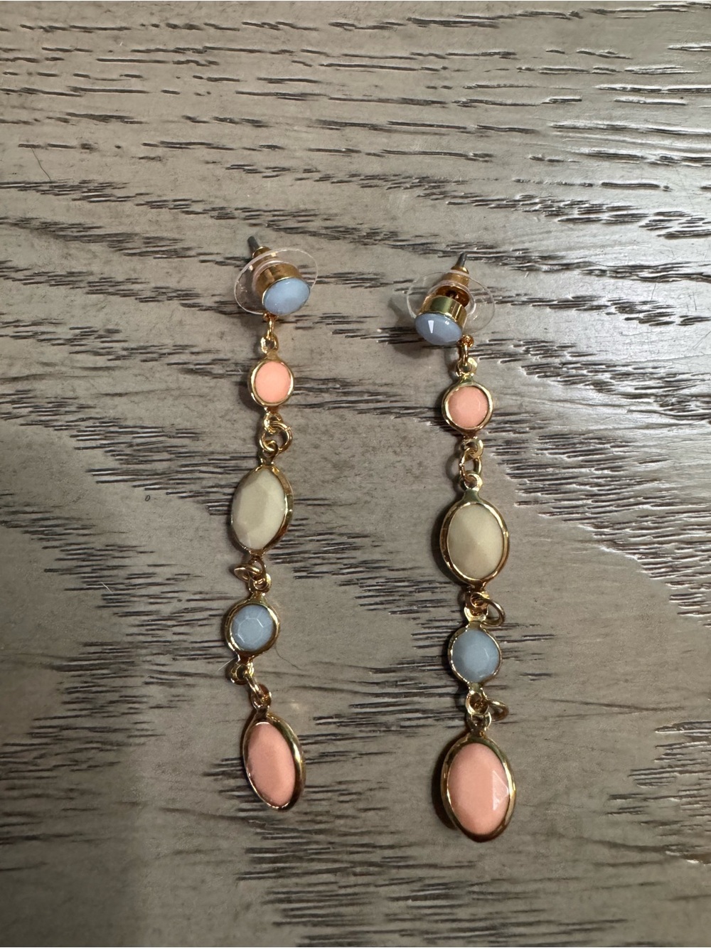 BoutiqueGold Tone colorful enamel Dangle Earrings - Women Jewelry post back New!